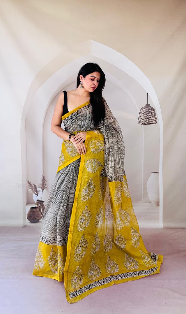 kota_doria_saree - the_bagru_vastrakala