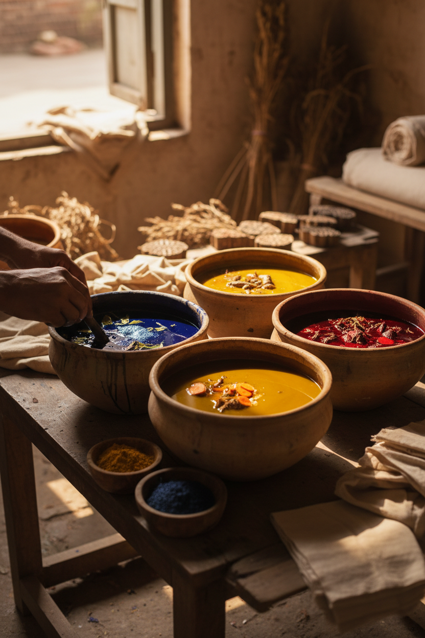 Natural dye preparation