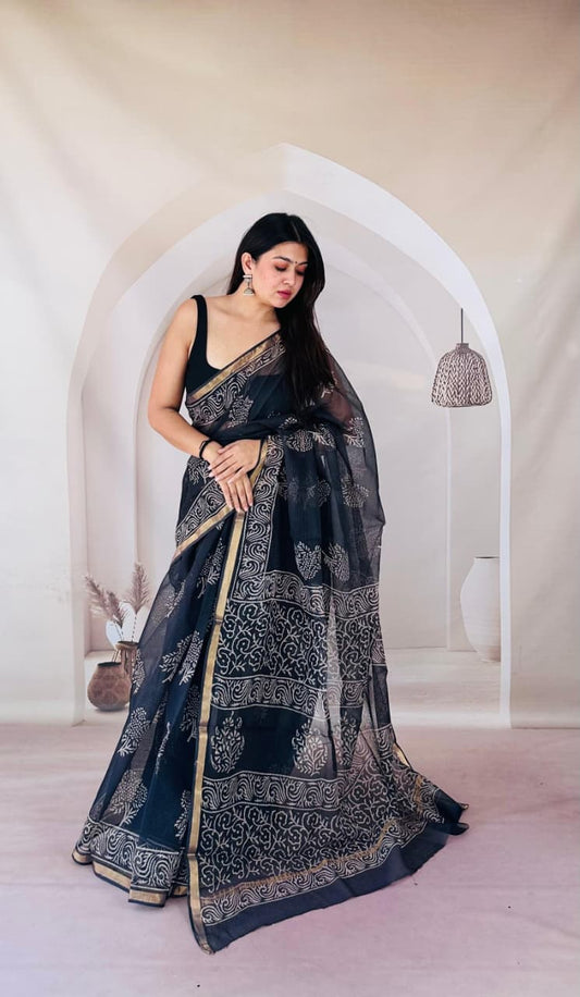 kota_doria_saree - the_bagru_vastrakala