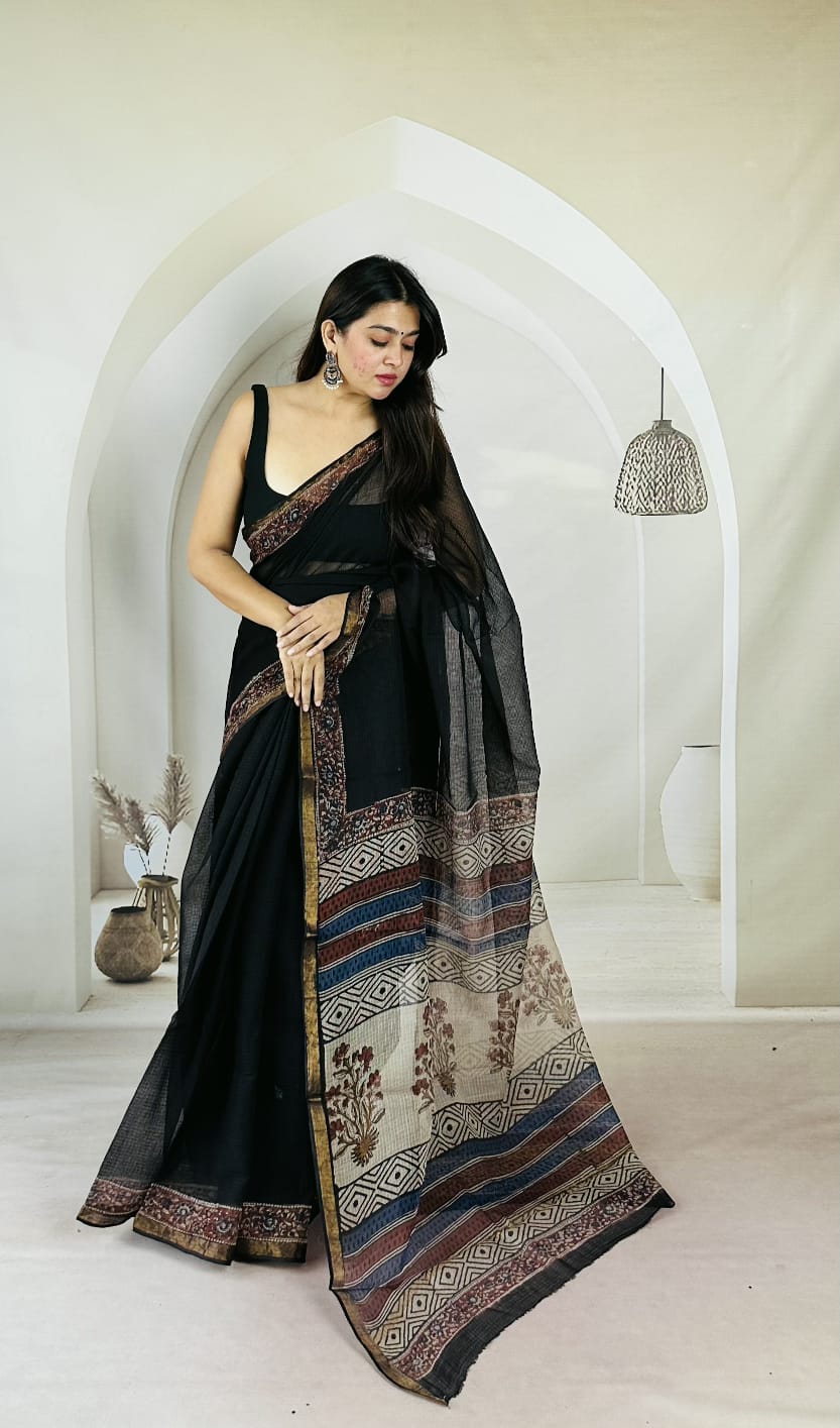 kota_doria_saree - the_bagru_vastrakala
